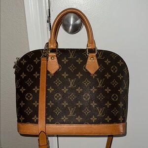 Louis Vuitton Brown Alma PM Monogram Satchel